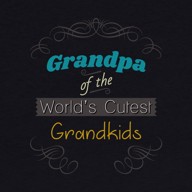 Vintage Grandpa of the World’s Cutest Grandkids Fun Retro by Destination Christian Faith Designs